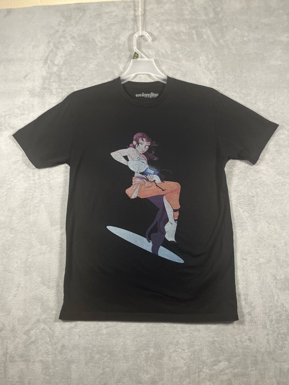 We Love Fine Portal Graphic Black shirt Chell Aperture Science Device Print M